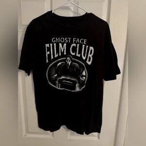 GhostFace Film Club T-Shirt Mens XL Scream Movie Halloween Graphic Tee